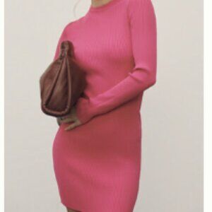 Good American Virgo Rib Mini Dress NWOT